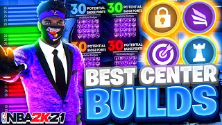 THESE BUILDS ARE GAME CHANGING - BEST CENTER BUILDS IN NEXT GEN! BEST BUILDS & BADGES NBA 2K21