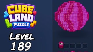 Cube Land Puzzle Level 189 Walkthrough