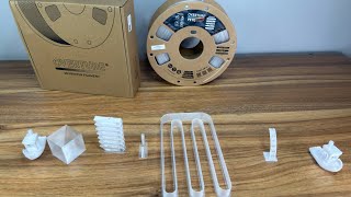Overture PETG White Review. EveryFilament Episode #50