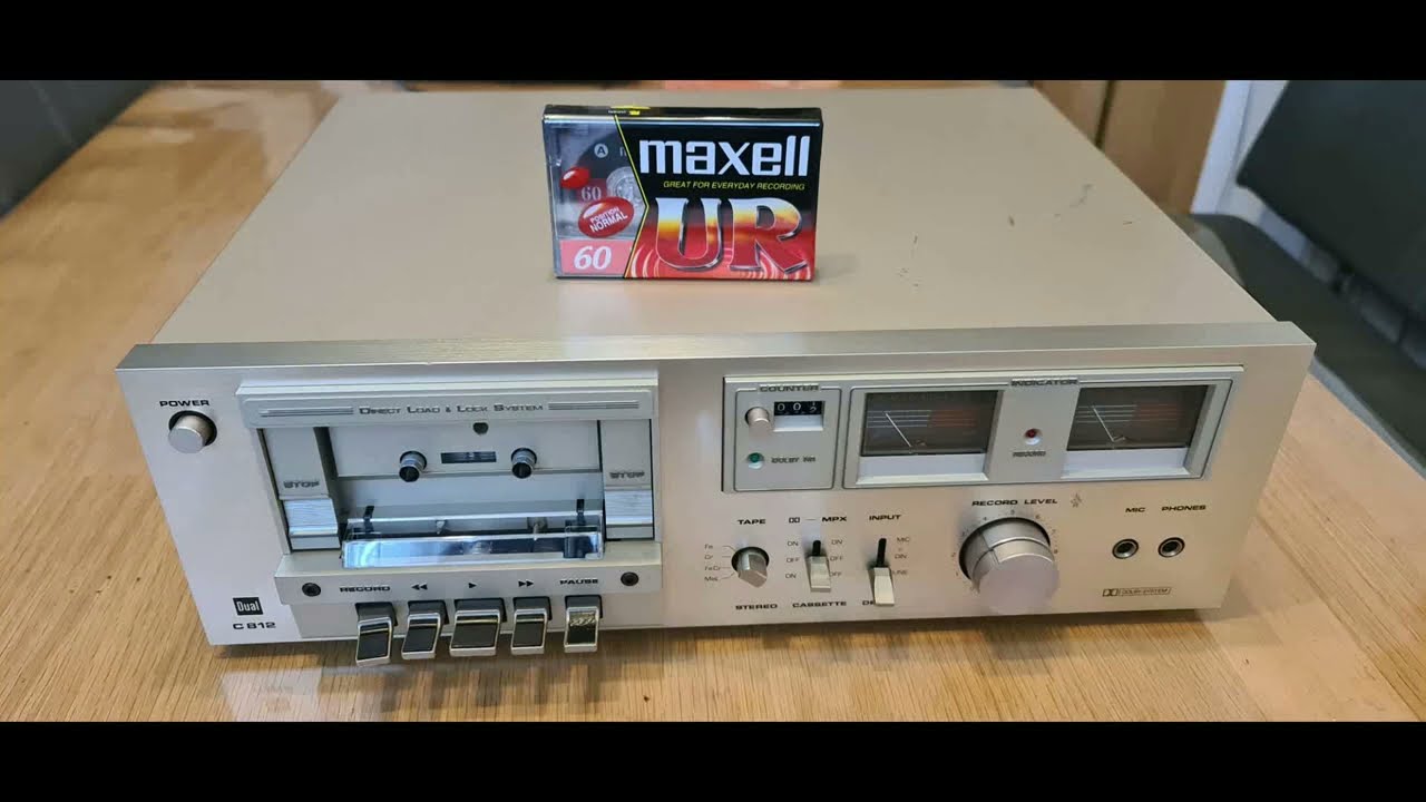 Dual C 812 HIFI Kassettendeck - YouTube