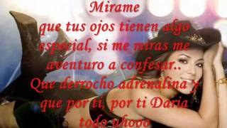 Video thumbnail of "Mirame - Adriana Bottina Letra (Karaoke)"