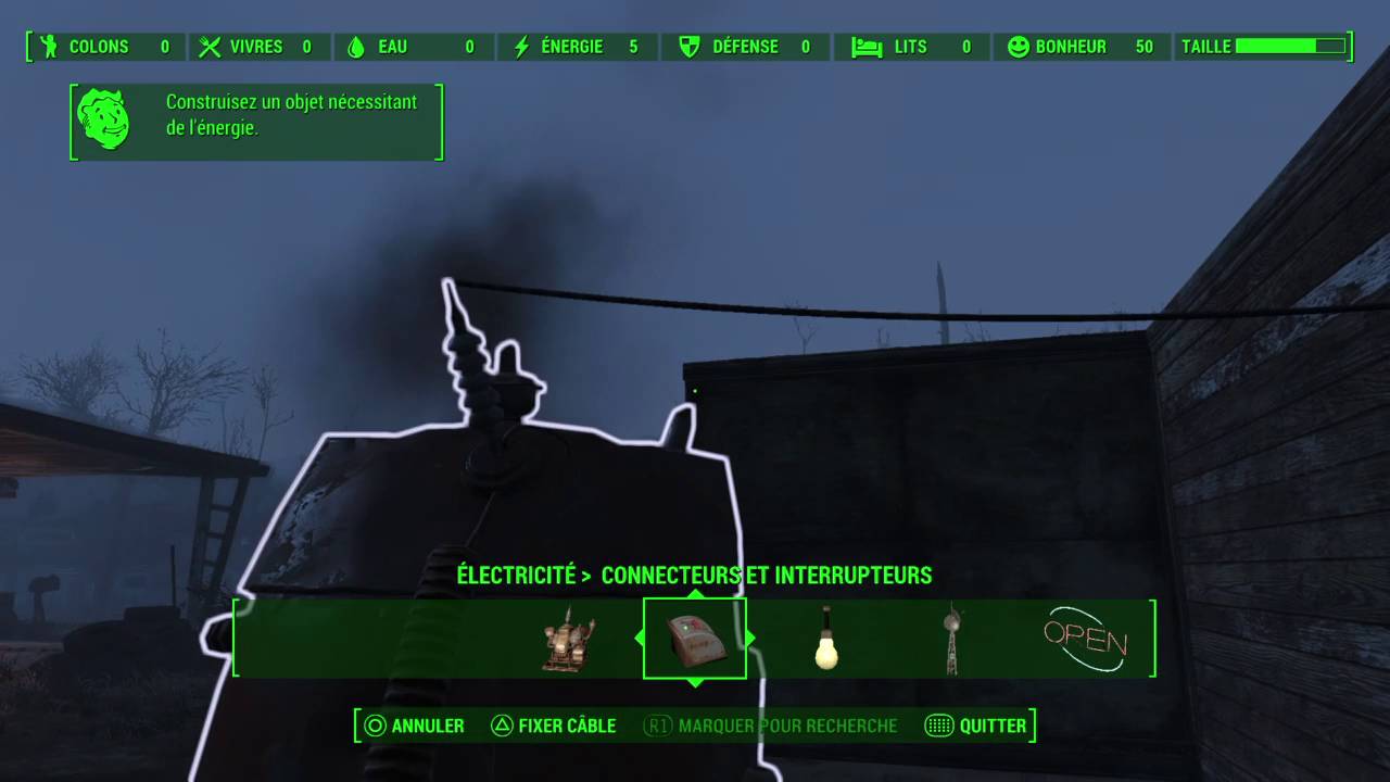Fallout 4 Comment faire de l'électricité dans sa maison - YouTube