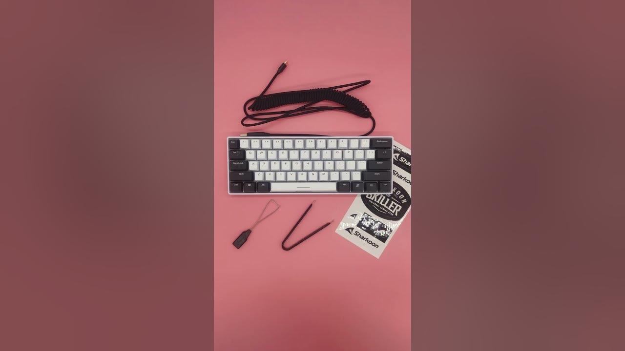 Switching from AZERTY to QWERTY with Sharkoon SGK50 ad YouTube