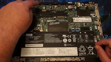 Lenovo Thinkpad P43s opened up Showing internal hardware