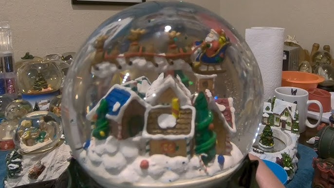 Ep. 95 - Wooden Base Lightouse Snow Globe Repair - Water change, lifted  figurine, 10 Tbs glue 