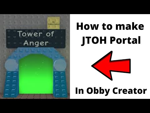 How to make a JTOH Portal in Obby Creator | (ROBLOX)
