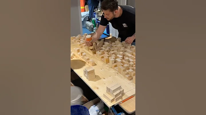 Building an acoustic skyline diffuser from scratch! Full video on channel! #diy #build #home