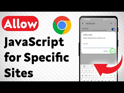 How to Allow JavaScript for Specific Sites in Chrome Mobile (Updated)