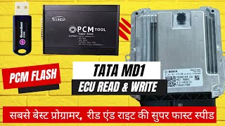 TATA BS6 MD1 ECM Read & Write On table By PCM Flash 100% Done