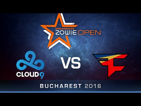 CS:GO - Cloud9 vs. FaZe Clan - Train - Group B Winner's match - DreamHack ZOWIE Open Bucharest 2016