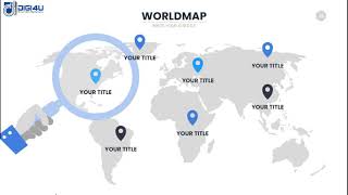 Word Map Slide Template