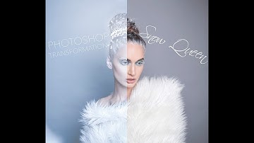 Photoshop transformation #1 - Snow Queen (speedart)