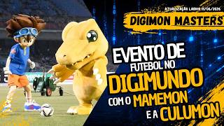 [ ATT.LADMO ] EVENTO DA COPA NO DIGIMUNDO COM TRAJE PERMANENTE, ITEM PRA FUSÃO E GACHA DO ABBADOMON