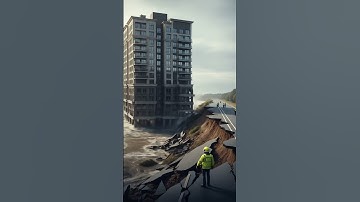 Horrifying Building Collapse #disaster