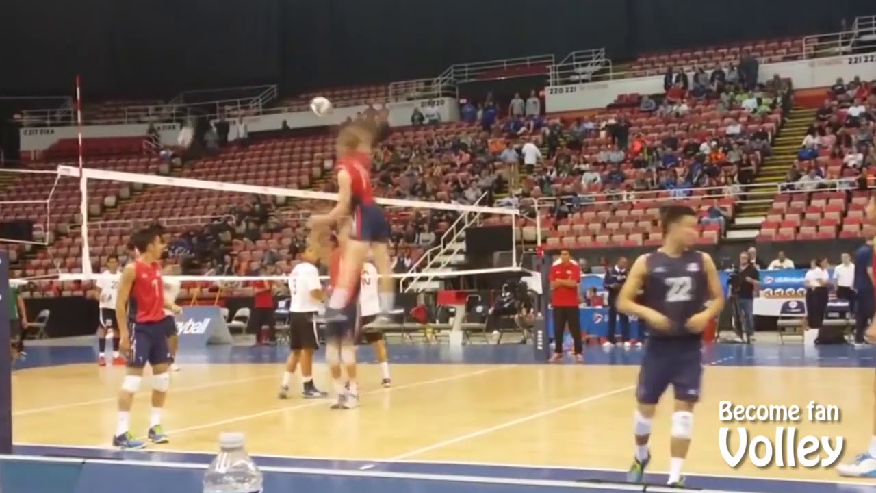  Volleyball attack  in 2 meter YouTube