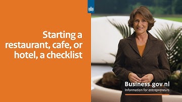 Starting a restaurant, cafe, or hotel, a checklist | Business.gov.nl
