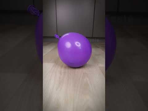 Tan high heels vs balloon with surprise #asmr