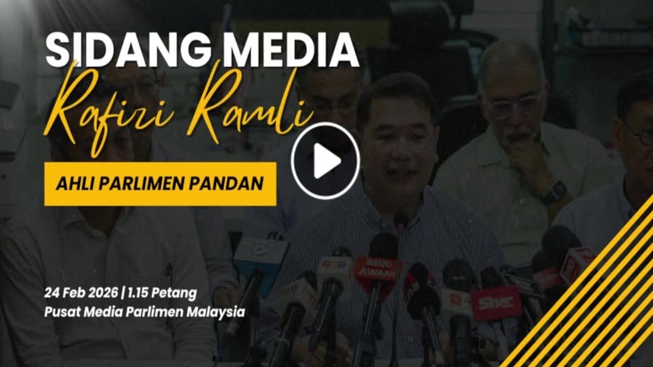 (LIVE) Sidang Media Rafizi Ramli, Ahli Parlimen Pandan