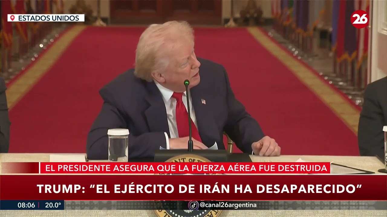 🚨 Donald Trump asegura que las fuerzas iraníes se desvanecieron