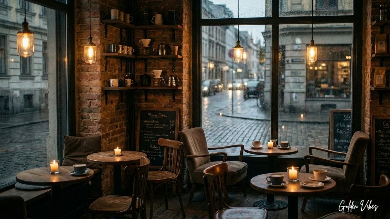 (LIVE) Window Seat at a Jazz Café | Soft Jazz for Focus & Relaxation