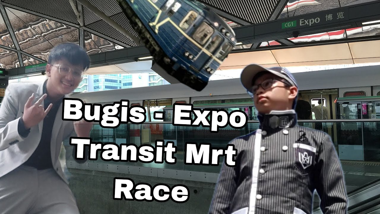 Mini MRT Race 3: Bugis to Expo (Feat @sp1d3r_vlogs) - YouTube
