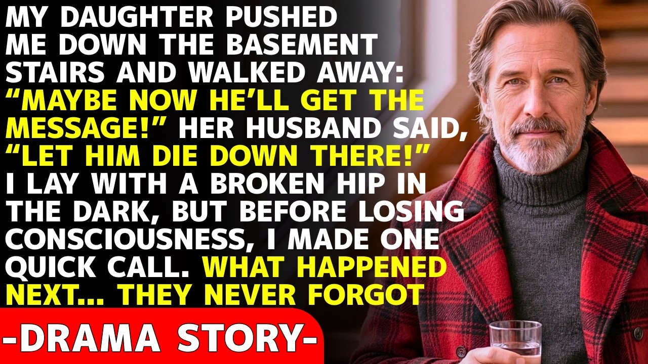 My Daughter Pushed Me Down The Basement Stairs — One Call From Me Changed Everything…