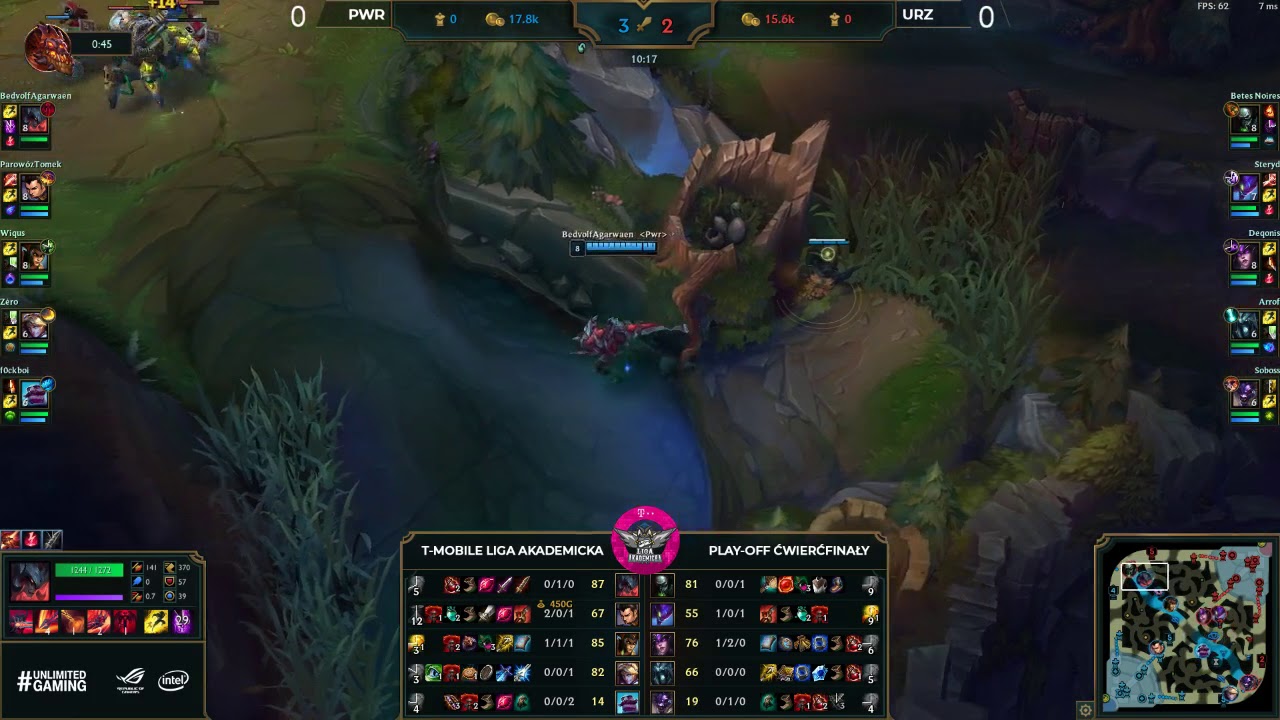 S#3 TMLA LOL - Play-off 1/4 - PWR vs URZ - 1/3 highlights subscription