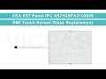 ESA XS7 Panel IPC XS7H2SFA3103009 HMI Panel Glass Replacement Repair