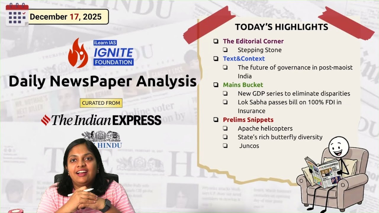 Daily Newspaper Analysis for UPSC | Dec 17, 2025 | The Hindu & Indian ...