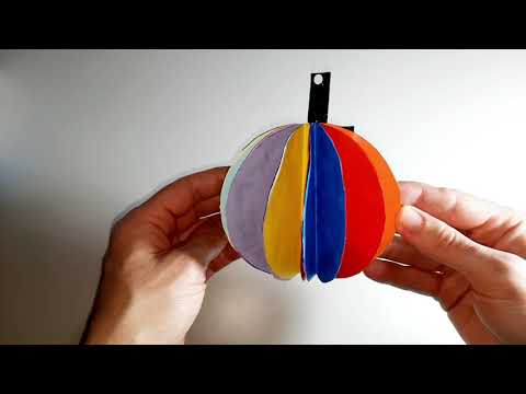 Kağıttan Yılbaşı Ağacı Süsü Yapımı / Making Christmas Tree Decoration from Paper