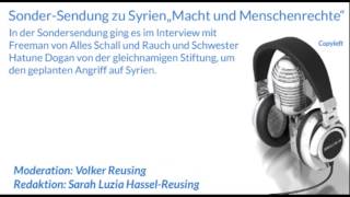 Sonder-Sendung zu Syrien „Macht und Menschenrechte