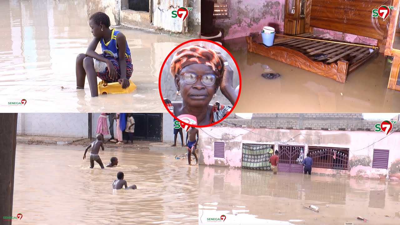 Inondations à Touba : Plusieurs quartiers sous les eaux, des maisons abandonnées 
