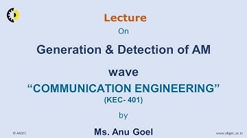 COMMUNICATION ENGINEERING LECTURE 05 
