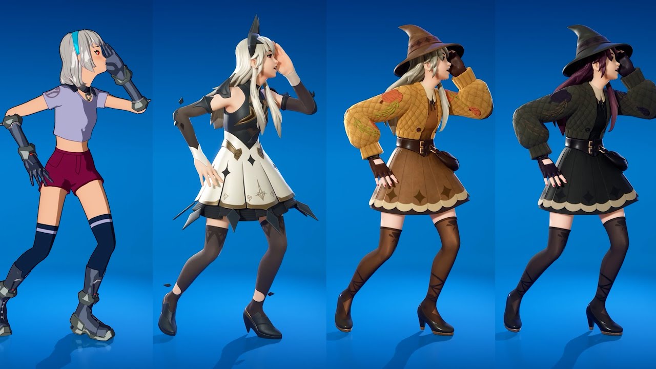 Smooth Operator emote with Lexa, Princess Lexa, and Lexa Hexbringer