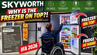 Top Mount A Smarter Fridge for Easier Access ♿ Skyworth Top-Mount Fridge | IFA 2026