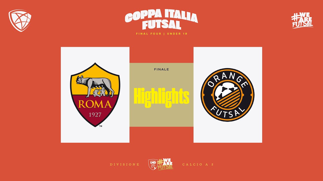 Roma 1927-Orange Futsal Asti 4-3 d.t.s. | Coppa Italia Under 19 2024/2025 | Finale | Highlights