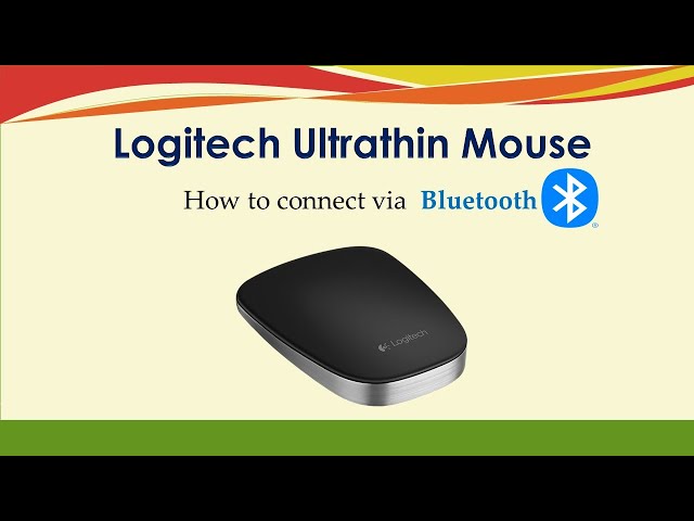 desinfektionsmiddel Junction campingvogn Logitech Ultrathin Touch T630 Mouse : How to connect via Bluetooth to Win  10 computer - YouTube