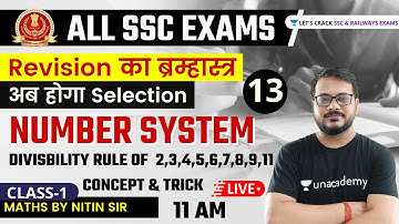 Number System Class-1 | Maths By Nitin Sir | All SSC Exams 2021