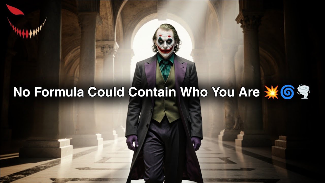 They Hesitated to Admit It 💥🌀😉 Because Your Existence Breaks the Formula - Joker Speech
