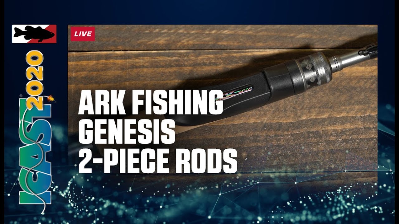 ARK Fishing Genesis 2pc Casting Rods and Spinning Rods with