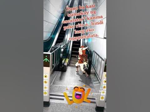 I DON'T KNOW HOW TO USE THIS ESCALATOR. ANYONE HELP! - YouTube