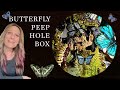 Butterfly peep hole box  create a miniature world