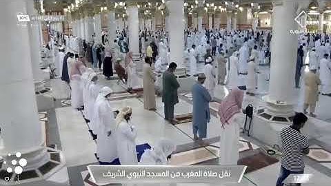 صلاة المغرب من الحرم النبوي ١٤٤٢-٤-٢ _ الشيخ صلاح_البدير _تلاوة ماتعة ماتيسر من سورة{الشعراء}