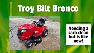 Troy Bilt Bronco Is In Like New Condition But Has Been Sitting A While And Needs A Carb Clean