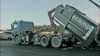 Fully Underground Bio Compactor - Unloading