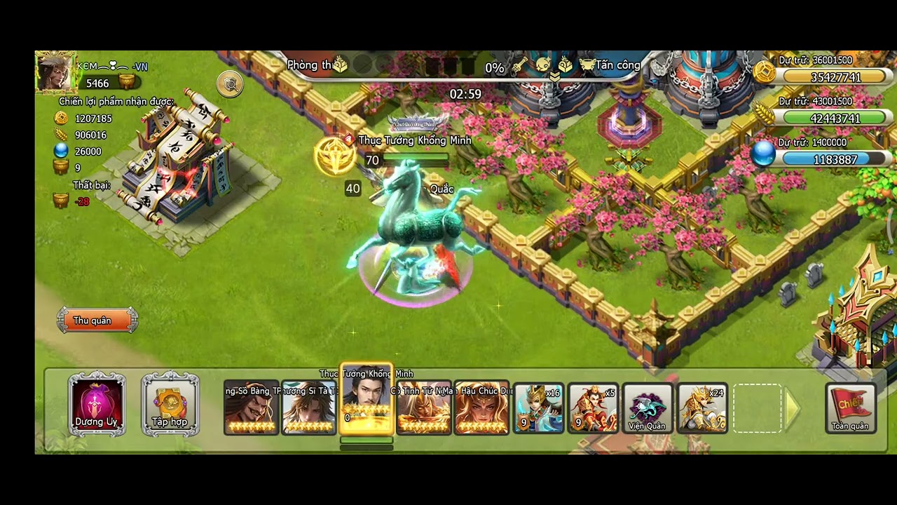 (Đại Chiến Tam Quốc)Trải nghiệm bảo vật giới hạn mới nè ae. Quá đã 