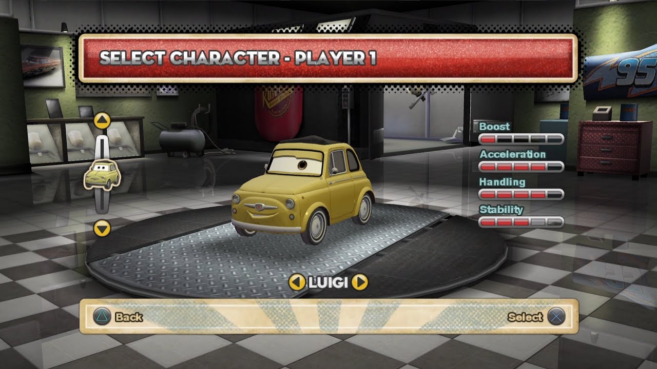 Cars Mater-National PS3 - Luigi Gameplay (RPCS3)