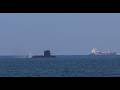 [中華民國海軍] SS-711 海鯤號潛艦 | 獨家畫面  潛艦注水排氣 | 穿裙裙拍船船