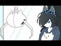 【にゃんこ大戦争】黒キャスがクレーンゲームをするだけ(アニメーションもどき)