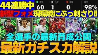 【44連勝中】勝率98%無双ガチスカ解説!4222の上位互換?人選なども語る!23名最新育成公開【eFootball2026,イーフト】